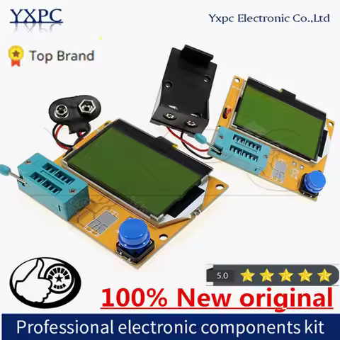 LCR-T4 ESR Meter Transistor Tester Diode Triode Capacitance Mos Mega328 Transistor Tester ESR SCR LC