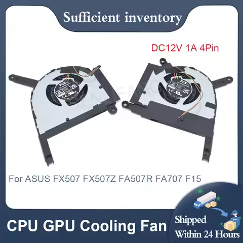 For ASUS TUF Gaming FX507 FX507Z FA507R FA707 TUF507 TUF707 F15 DC12V 1A 4Pin 13NR09J0T01011 13NR09F