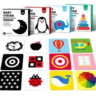 Black White Card 0-3 Months Baby Black White Card Early Education Card Visual Stimulating Card Baby 