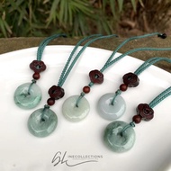 Donut JADE PENDANT | Counted JADE PENDANT DIY HEALTH JADE BRACELET NECKLACE