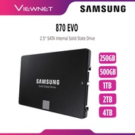 SAMSUNG INT SSD 870 EVO 2.5" SATA III INTERNAL SOLID STATE DRIVE SSD WITH V-NAND 3BIT MLC - 4TB