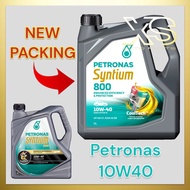 100%ORIGINAL Petronas Syntium 800 Petronas 10w40 Semi Synthetic SN/CF Engine Oil 4L PETRONAS 10W40