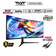 Armaggeddon 34" 5K2K Dual Mode | PIP PBP KVM | 360Hz/180Hz USB-C 65W Curve Gaming Monitor | PXP34 UX