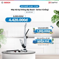 [25-29.06] Voucher Lazada đến 1TR | Máy hút bụi không dây Bosch BCH3P2301 - Series 4 (trắng) - Hàng 