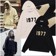 Plus size FOG FEAR OF GOD ESSENTIALS new 1977 three-dimensional flocking casual long-sleeved hooded 