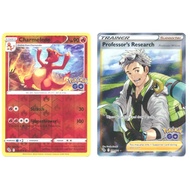 English Pokemon Card Charmeleon 009/078 Uncommon Reverse Holo/Professor's Research - 078/078 - Full 