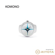 Komono Noor - Silver Moonstone | Stainless Steel | Ring Watch