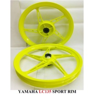 HLY Yamaha 135LC / LC135 / LC 135 Neon Yellow Racing Sport Rim (5 Batang) Motosikal Motorcycle Parts Tayar
