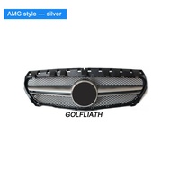 CLA 45 AMG Mesh Front Grill Center Grille for Mercedes Benz CLA Class W117 Cla180 Cla200 Cla260 Cla3