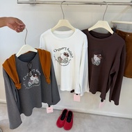 Long-sleeved sweatshirt with hellokitty print 7777