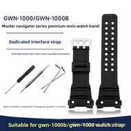 Resin Watch Strap Fits Gulfmaster GWN1000 GWN1000B GWN1000Q Sweat Proof Anti Slip Soft Skin Friendly
