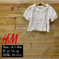 H*m kids blouse size 6-7 years || Eid clothes || Baptismal clothes