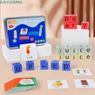 JUNYUE88WL Alphabet Spelling Game, Wooden Puzzle Alphabet Spell The Word Game, Word Spelling Game Ca