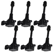 6pcs Ignition Coil For NISSAN 350Z TEANA J31 FUGA Y50 2005 3.5L ALTIMA L31 L32 ELGRAND E51 INFINITI 