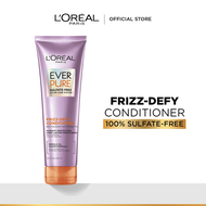 LOreal Paris Ever Pure Frizz-Defy Conditioner (250mL) - Hair Care, Hair Treatment, Sulfate Free, For