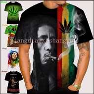 Bob Marley T-Shirts New Fashion Jersey 3D Printed TShirts Men's Casual sublimation Men's shirt