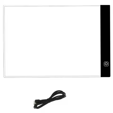 A5 Led Drawing Copy Pad Animation Painting Educational Adjustable Light Notepad