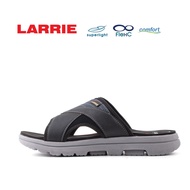 LARRIE Kasut Lelaki Hitam All Day Comfort Sliders (Big Size Available) 592400-682SV-1P-BLACK