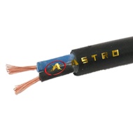 NYYHYO 2x0.75 mm Kabel Listrik Hitam Serabut Tembaga SNI 2x0,75