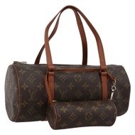 路易威登 Monogram Papillon 30 手提包 M51385 LV Auth 201884A
