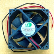 [จำนวน1ตัว] พัดลม DC FAN ความสูง 80มิล (3นิ้ว)ไฟ DC 24V. ยี่ห้อ Motor-One