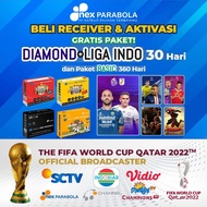 Matrix MOLA  Nex Parabola Receiver / STB Set Top Box DVB-T2 COMBO KUNING