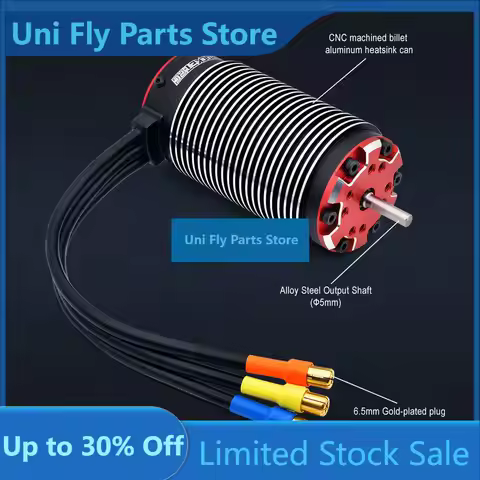 UniFlySurpass Hobby Supersonic V2 4998 1500KV 2050KV Brushless Motor 4-poles 5mm Shaft 6.5mm Plug Fo