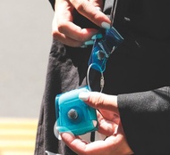 Sallies AirPods Case透視感藍芽耳機保護套(藍)