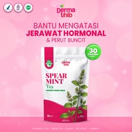 Dermathib - Spearmint Tea Organic Herbal Tea Contains 30 Bags for Hormonal Acne, Healthy, Brightenin