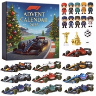 For F1 Team 2025 Advent Calendar Christmas Gift 24 Days Countdown Holiday 2D