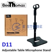 BeeThomax D11 Adjustable Table Microphone Stand with Holder