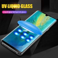 Huawei P30 P40 P50 Pro Nova 10 8 9 UV Full Glue Tempered Glass Screen Protector