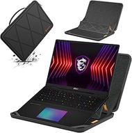 Smatree MS133 Hard EVA Protective Sleeve with Stand Compatible for 18 inch MSI Vector A18 HX,Raider 