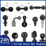 15mm 17mm 25mm Ball Head Adapter Mount to 1/4" Screw (Hole) for Gopro11 Insta360 X3 Camera Light Bra