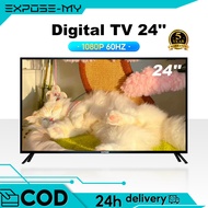 Smart TV Digital TV Murah LED TV Television 24 Inch 1080P HD HDMI VGA Expose 5-Year Warranty