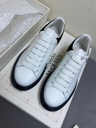 Alexander McQueen 女款氣墊小白鞋37.5 微瑕 特價