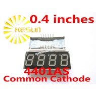 Chip 5-10PCS x 0.4 inches White Blue Red Jade Green Common Cathode/Anode 4 Digital Tube 4401AS 4401B