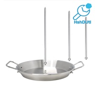 Al Pastor Skewer Vertical Skewer for Grill 9 Inch Stainless Steel Skewer Stand with 3 Removable Spik