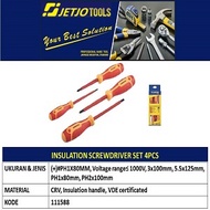 Electric Screwdriver Set 4Pcs 111588 JETJO TOOLS / I. LAKONI PRO Screwdriver Set
