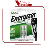 Bộ 2 Pin sạc AAA Energizer Recharge 700mAh