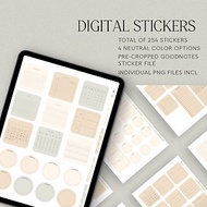 數位 Digital stickers, Stickers for GoodNotes, Electronic stickers