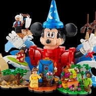 Miniso Disney 1103 ชิ้น New Magic of Disney Legoing 21352 สําหรับอายุของขวัญวันเกิดคริสต์มาส Mickey 