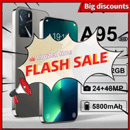 【รับประกัน 1 ปี】100%ของแท้ A95 5G 7.5นิ้ว โทรศัพท์มือถือ รองรับ2ซิม Smartphone 4G/5G โทรศัพท์สมา แรม