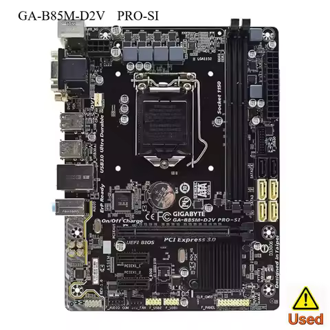 Gigabyte GA-B85M-D2V PRO-SI Motherboard LGA 1150 Intel B85 support i7-4790 4770T 4570 4130 cpu DDR3 