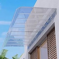 JIAOCKJIAO Door Canopy Window Awning, Invisible Porch Canopy, Front Door Canopy, Outdoor Patio Awnin
