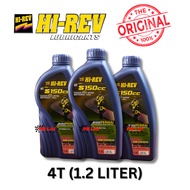 HI-REV 1.2L S150CC SEMI Synthetic SAE 15W-50 API SN JASO MA2 4T Liter