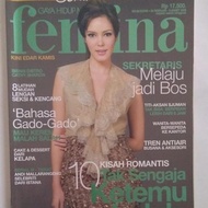 Majalah Femina Maret 2009 cover model Cathy Sharon