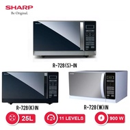 Microwave Sharp R728 (K) (W) (S) IN 25 L Grill Kapasitas 25 Liter Oven Grill Garansi Resmi Sharp R728