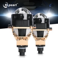 Nlpearl 3นิ้วเลนส์โปรเจ็คเตอร์ LED Bi สำหรับไฟหน้า Hella 3R G5 6000K โคมไฟอัตโนมัติ160W 500lm ชุดติดตั้งในไฟรถยนต์เพิ่มเลนส์ไฮเปอร์โบลอยด์