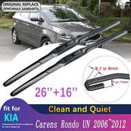 for KIA Carens Rondo UN 2006~2012 Front Windscreen Windshield Wipers Blades Car Accessories Car Wipe